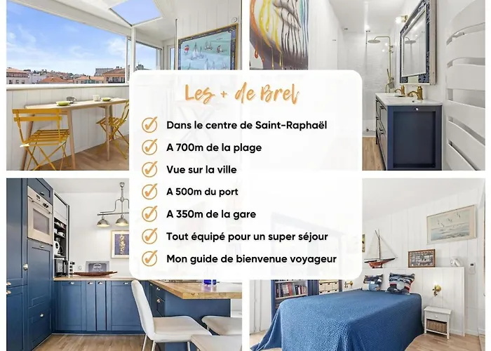 Daire Centre-ville-proche Des Plages-wifi-clim Saint-Raphaël